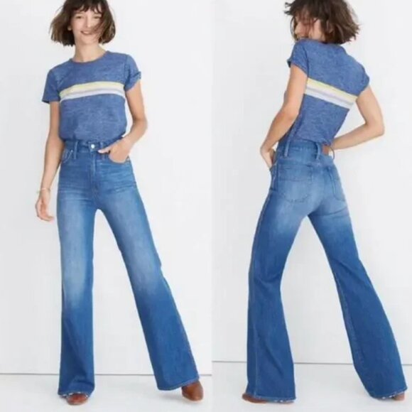 Madewell Denim - NWT Madewell 11" High Rise Flare Jeans Women's Size 29 Style K9162